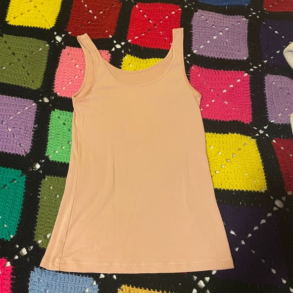 a new day Tops - Junior’s Light flamingo pink tank top